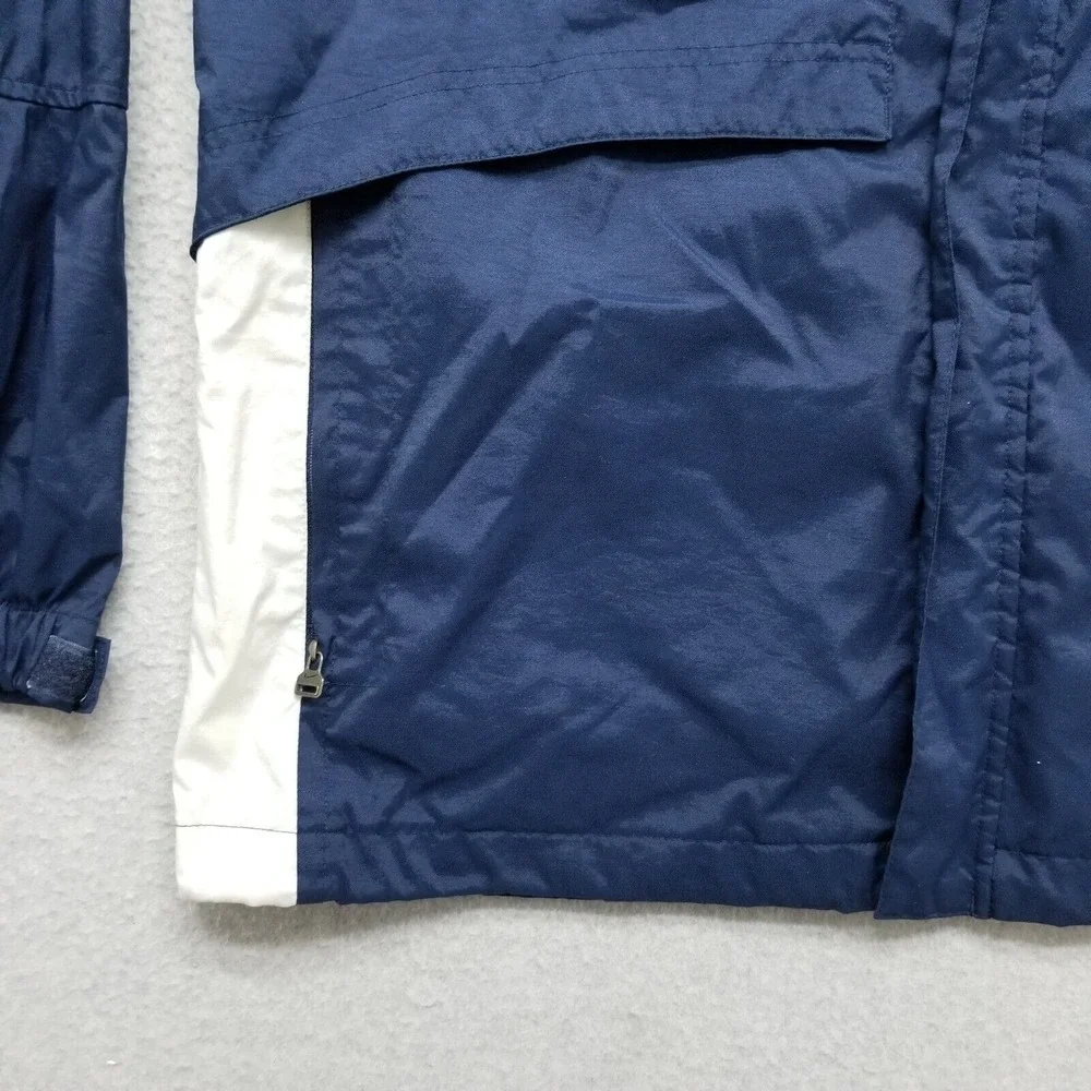 Nike Jacket Mens Large Blue Full‎ Zip Pockets Nylon Windbreaker
